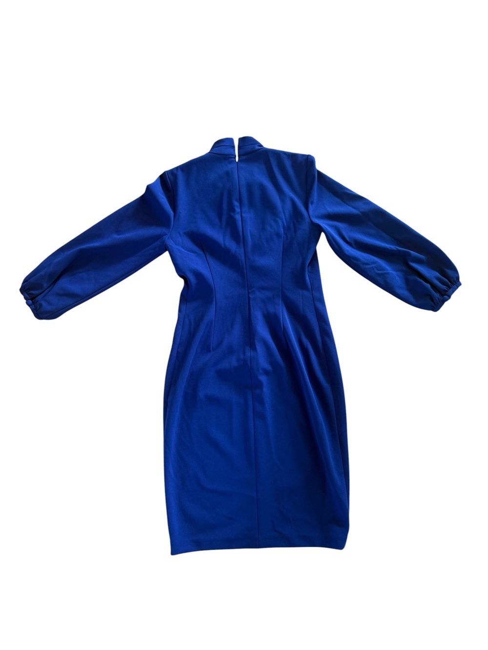 Calvin Klein Cobalt Blue Long-Sleeve Sheath Dress - Picture 2 of 4